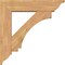 Ekena Millwork Imperial Traditional Smooth Bracket w/ Offset Brace, Western Red Cedar, 7 1/2"W x 32"D x 32"H BKT0806X32X32IMP01SWR - alternate 4